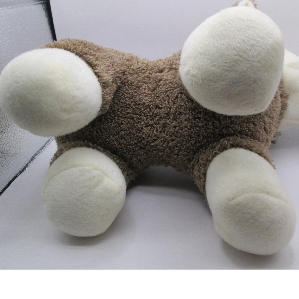 Kellytoy 2017 stuffed brown white lamb plush stuffie animal sheep medium
